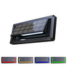 EVIEKO EV-WL-102 aluminium solar step light, sound sensor – colour options
