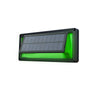 EVIEKO EV-WL-102 aluminium solar step light, sound sensor – green landscape light