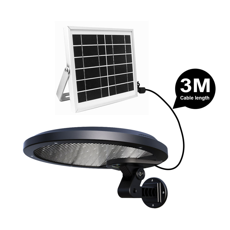 EVIEKO EV-WL-104 rotatable solar wall light – external panel on 3 m cable