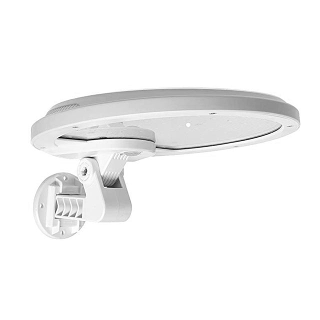 EVIEKO EV-WL-103 rotatable solar wall light – white, side view