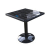 EVIEKO solar charging coffee table – side view