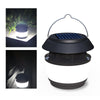 EV-HL-109 solar garden lantern with ultrasonic mosquito repeller, shown lit at night