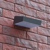 EV-WL-105 solar wall light on a brick wall