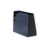 Solar motion sensor wall light with 53 LEDs mounted beside a door