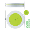 EVIEKO solar pool light – switch location and dimensions