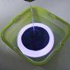 EVIEKO solar pool light lit in water