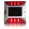 EVIEKO square aluminium solar road stud – red LEDs