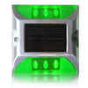 EVIEKO square aluminium solar road stud – green LEDs