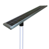 Large all-in-one solar street light panel on pole