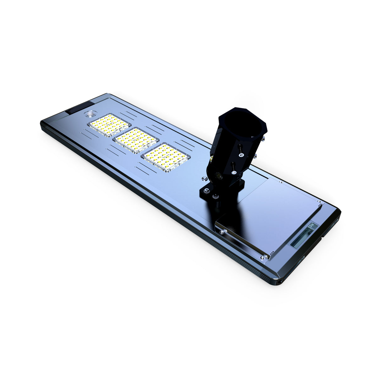 EVIEKO all-in-one solar street light – adjustable 0–80° bracket