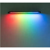 900mm RGB solar wall wash light casting coloured light up a wall