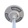 EVIEKO EV-PZ-104 UFO solar plaza light – light head on pole, underside view
