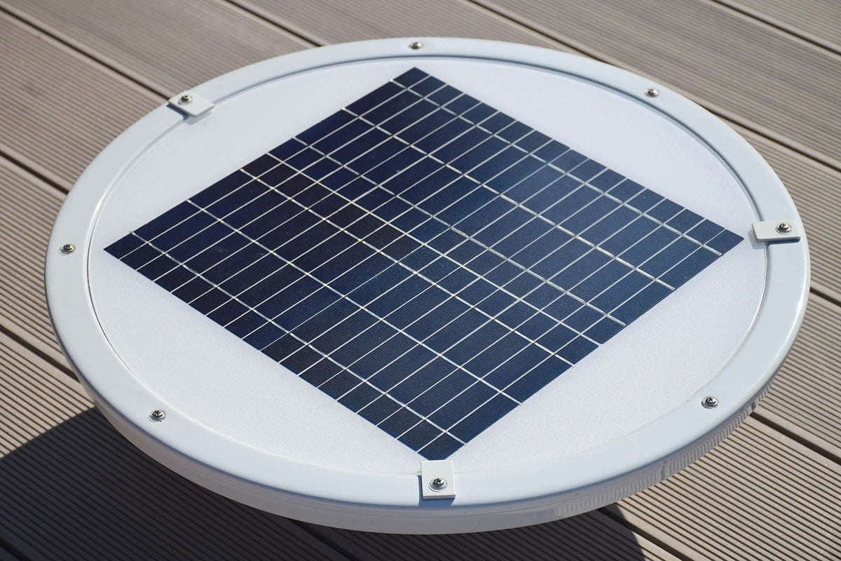 EVIEKO EV-PZ-104 UFO solar plaza light – round separate solar panel