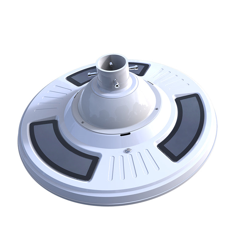 EV-PZ-105 light head showing LED arcs and pole fitting