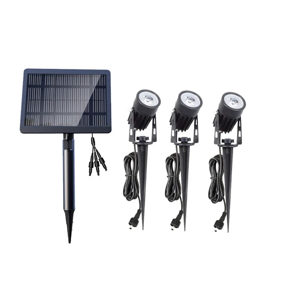 Aluminum Solar Spot Light (3pcs)