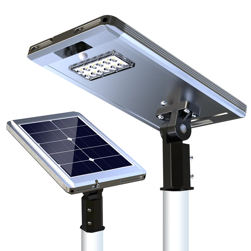 IP65 Outdoor Integrated solar exquisite appearance aluminum alloy material solar street light outdoor garden street lamp