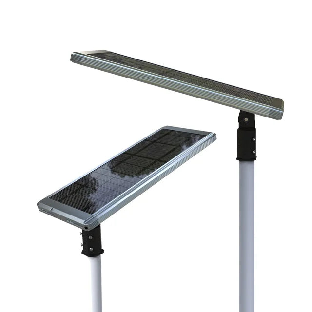 30 Watt 4800 Lumen Gray Solar Ultra Powerful Motion Activated Outdoor Integrated LED Pathway Light