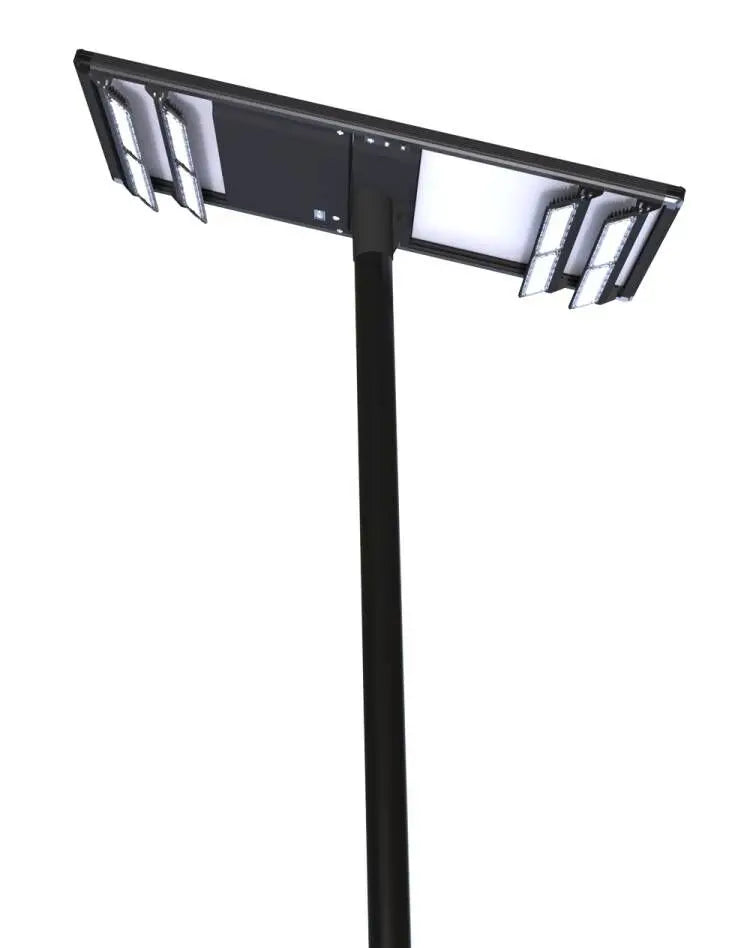 Dual Lamp Head Solar Street Light Parking Lot Light 1000W