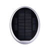 Rotatable solar motion wall light with 56 LEDs on an exterior wall