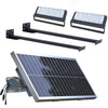 Aluminium-profile solar power unit for split sign lighting system