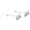 Aluminium-profile solar power unit for split sign lighting system