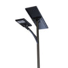 60W all-in-one solar street light with 100W solar panel on a pole