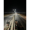 120W all-in-one solar street light with 200W solar panel on a pole