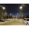 100W PIR solar street light with monocrystalline panel and anodised aluminium body
