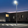 100W PIR solar street light with monocrystalline panel and anodised aluminium body