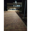 40W PIR solar street light with monocrystalline panel and anodised aluminium body