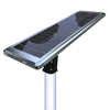 60W PIR solar street light with monocrystalline panel and anodised aluminium body