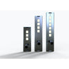 80W PIR solar street light with monocrystalline panel and anodised aluminium body