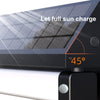 1000 lumen aluminium solar wall light with PIR sensor on a house wall