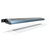 900mm RGB solar wall wash light casting coloured light up a wall